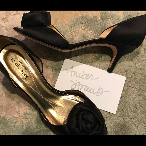 kate spade Shoes - ♠️ Kate Spade ♠️ Peep Toe Rose Heels